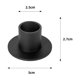 thumbnail image 3 of Candle holder for taper and table candles, elegant room decoration, high-quality glass material, versatile for home decor, long-lasting burn, 360-degree rotation, for living room use, 3 of 9