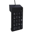thumbnail image 2 of Maytalsory Wired Numeric Keyboard 18 Keys USB Laptop External Numpad Travel Portable Electronic Digital Keypad Home Replacement, 2 of 6