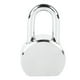 thumbnail image 3 of Candado con llave, candado con llave de acero Candado de seguridad de cobre Candado de acero elegante y moderno, 3 of 8