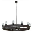 thumbnail image 2 of Meyda Tiffany 173951 Molle Cilindro 12 Light 94" Wide Ring Chandelier - Cafe-Noir, 2 of 3