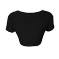 thumbnail image 5 of Lovzfmll Women Sports Impact Support Yoga Crop Tops Gym Workout Shirts Blouse Black 2XL, 5 of 6