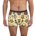 thumbnail image 1 of Balery Cute Owls Calzoncillos bóxer para hombre, ropa interior de algodón suave y transpirable con cinturilla de nailon-Medium, 1 of 5