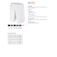 thumbnail image 2 of A4 Apparel N5343 Men's Woven Lightweight Soccer Shorts - Navy - 2X-Large, 2 of 2