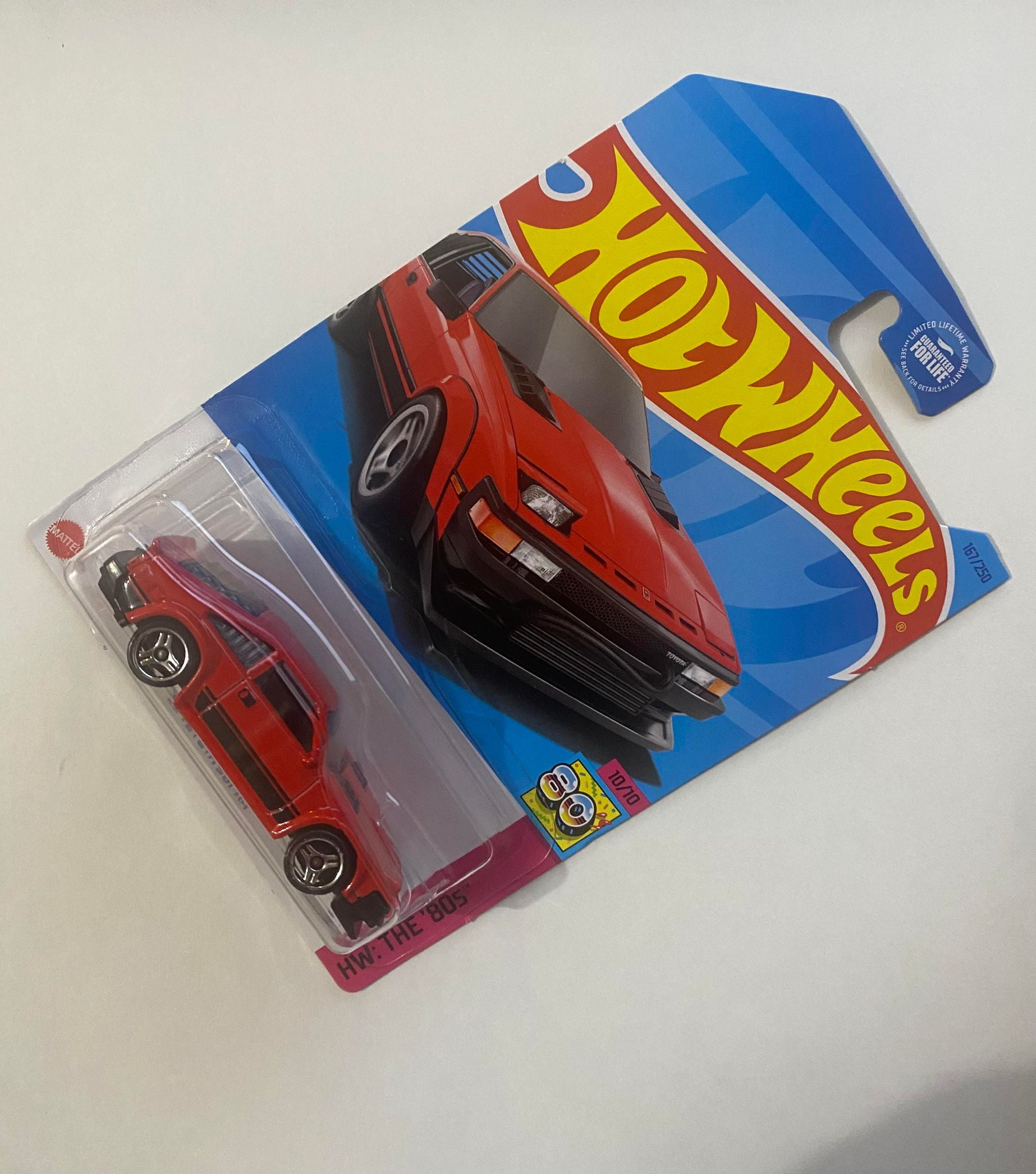 Hot Wheels 82 TOYOTA SUPRA - HW The 80's 10/10 - Red