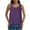 Purple, variant on Going out Tank Tops for Women Sleeveless Scoop Neck Back Split T-Shirts Casual Loose Summer Dressy Cute Tops