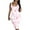 Pink dress for women 2023, variant on Wycnly Dresses for Women 2024 Sexy Basic Wrap Bodycon Night Club Party Tank Knee-Length Dresses Sleeveless Crewneck Floral Print Summer Midi Formal Dress Black m Under $5