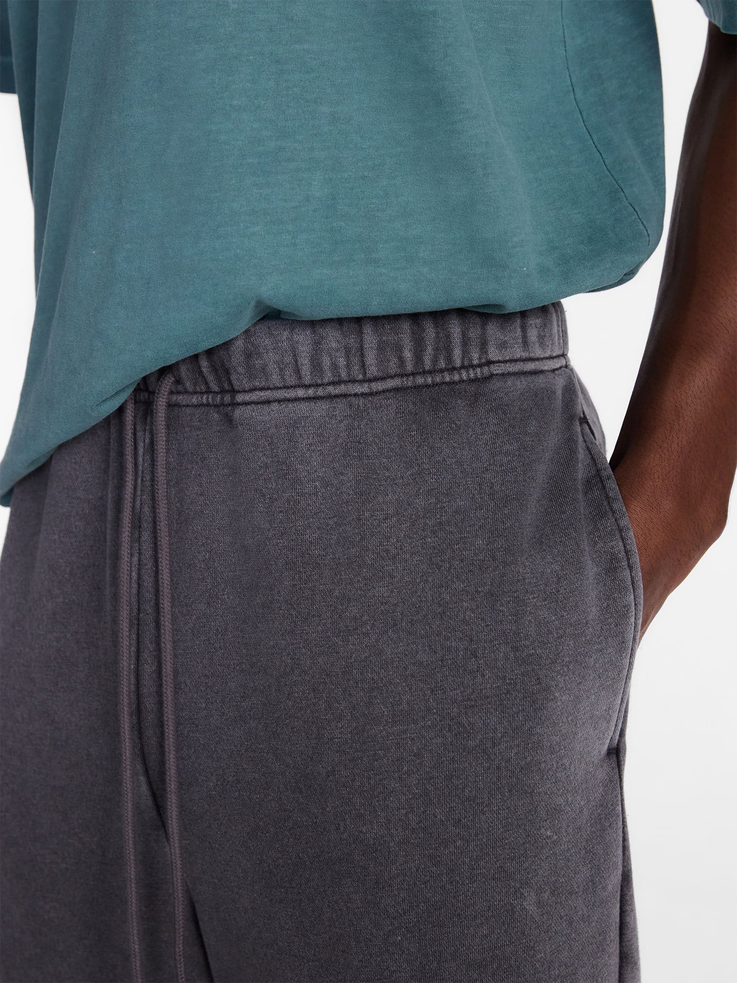 No Boundaries Fleece Open Hem Pants, Men's XS-5XB