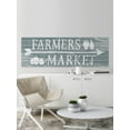 thumbnail image 4 of Marmont Hill Farmer's Market Open White Wood Wall Art, 15" x 45", 4 of 7