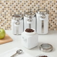 thumbnail image 2 of Mainstays 4-Piece Canister Set, Arctic White, 2 of 6