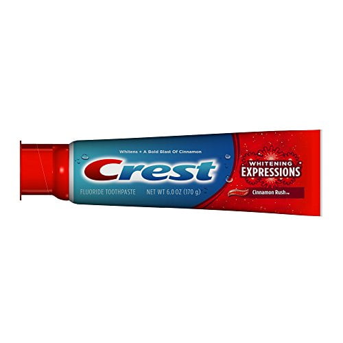 Crest Complete Toothpaste Whitening Cinnamon Expressions 6 oz