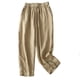 thumbnail image 1 of Pantalones de Algodón para Mujeres Fuerzas Elásticas Pantalones Cortados de Cintura, Casual Y Cómodo Pantalones Elásticos de Cintura para Mujeres, 1 of 5