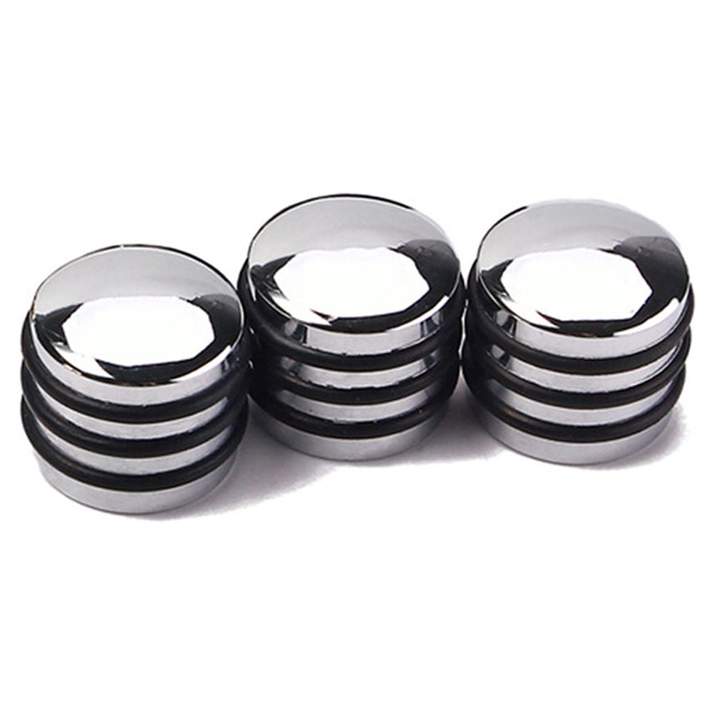 Worgeous 9 pcs Volume Control Knob with Dome for Guitar Bass Parts Accessory GD111 (Silver)
