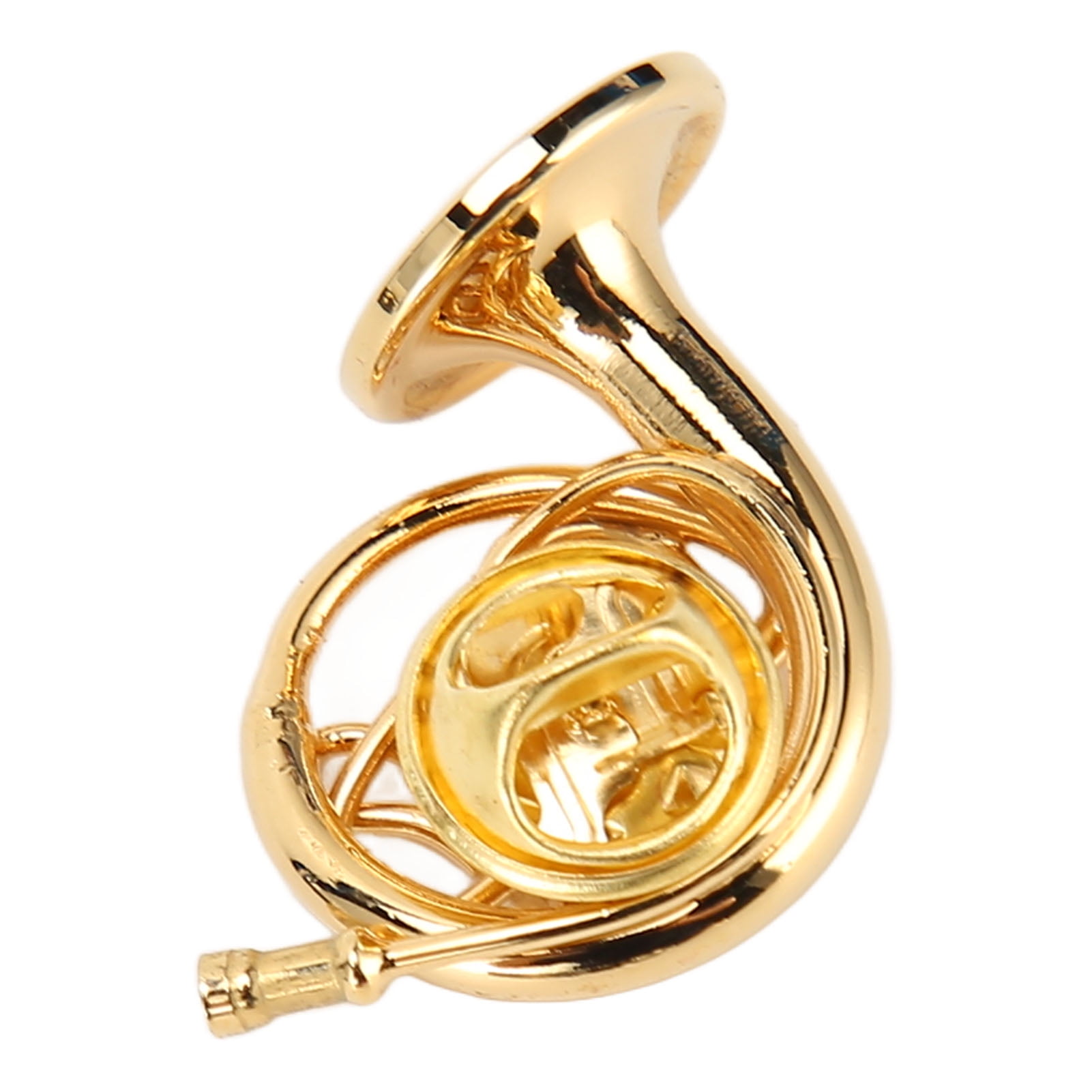 Mini French Horn Replica, Exquisite Texture Decorative Mini French Horn