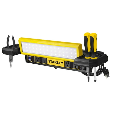 Stanley Work Bench Led Shop Light Power Station Psl1000s