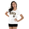 thumbnail image 4 of Puerto Rico Baseball Game Player 21 Womens Slim Fit Graphic Tee Brisco Brands M, 4 of 5