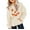 Beige, variant on KAUOD Youth Cotton Pumpkin Hoodies Thick Warm Fleece Halloween Pullover Hoodie Sweatshirts Teen Kids Girls Oversized Tops
