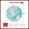 thumbnail image 4 of Bingfone Christmas Tree Skirt Mat Christmas Decoration Interior 48"-Blue Marble, 4 of 8