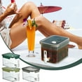 thumbnail image 1 of Fiudx Dispensador de Bebidas de Gran Capacidad, Recipiente Hermético para Limonada Helada, Tetera de Frutas con Tapa Abatible, Portavasos Portátil para Fiestas y Barbacoas, Capacidad de 2,5 L, 1 of 7