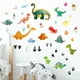 thumbnail image 3 of Un conjunto de pegatinas de pared de dinosaurios de dibujos animados, pegatina de pared, decoración Mural para dormitorio, sala de estar, oficina TUNC  Sencillez, 3 of 5