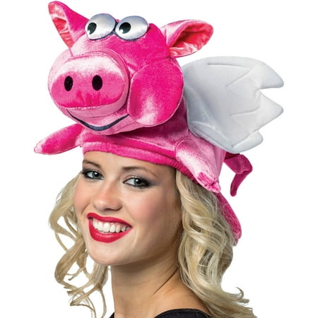 Flying Pig Hat Adult Halloween Accessory