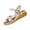 Gray_014, variant on Orthopedic Wedge Sandals, open toe slip-ons with arch support and adjustable ankle strap Casual Comfort platform shoes for summer beach daily wear. Gold 7.5（EU-39）