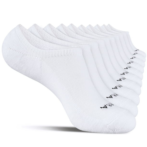 COOPLUS 10 Pairs Men's Athletic No Show Socks Men Low Cut Ankle Socks