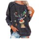 thumbnail image 1 of Sudadera de Cuello Redondo de Navidad Para Mujer Tops Transpirables Cómodos de Manga Larga Con Estampado de Moda Odeerbi ODB196059, 1 of 5