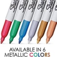 thumbnail image 2 of Marcadores Sharpie Metálico Punto Fino CJ 12 Sharpie Marcadores permanentes, 2 of 4