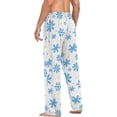 thumbnail image 5 of Hotbar Snowflake Pajama Pants for Men Lounge Pants Lightweight Men Pajama Bottoms with Drawstring Pockets, 5 of 6