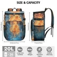 thumbnail image 3 of Cooler Backpack for Workers & Students - Insulated Lunch Backpack with Tablet Compartment and Multiple Pockets for Organization, 3 of 6