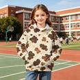 thumbnail image 5 of Yutgune Unisex Kids Cow Print Hoodie, Long Sleeve Graphic Pullover Sweatshirt with Pocket, Sizes 3-13 Years, 5 of 7