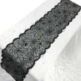 thumbnail image 6 of Cheers.US 2Pcs 183x33cm Halloween Table Runner, Black Lace Spider Web Table Runner for Halloween Table Decoration, Dinner Party Scary Nights Supplies, 6 of 7