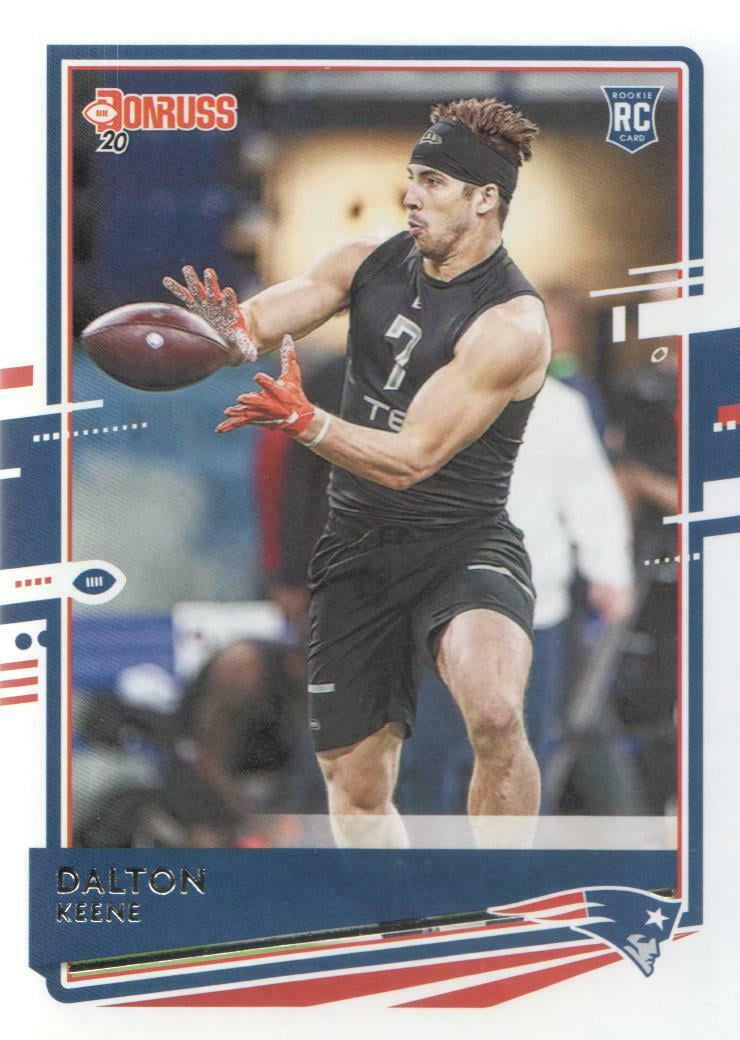 New England Patriots 2020 Donruss Factory Sealed Complete Mint 12 Card Team Set with Rookie Cards of Josh Uche Kyle Dugger and Devin Asiasi Plus 