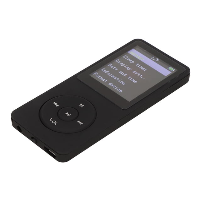 Reproductor de Música, Reproductor de Música Digital 1.8 Pulgadas Soportan una Pequeña Tarjeta de Memoria Ultra Delgada MP3 MP4 Reproductor de Reproductor Música Portátil