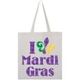 thumbnail image 3 of Inktastic I Love Mardi Gras Tote Bag, 3 of 4