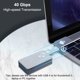 thumbnail image 5 of 2 piezas Serie 40 Gbps Adaptador tipo C USB 4.0 macho a macho Cable de extensión de sincronización de datos Adaptador USB-C a tipo C Reemplazo, 5 of 5