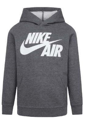 nike all over print swoosh hoodie grey
