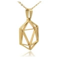 thumbnail image 4 of D20 Dice Silhouette Icosahedron Stainless Steel Necklace, 4 of 11