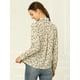 thumbnail image 5 of CamiFloral Con Botones Y BluDe ManLarCon Cuello En PunPaMujer Beige XS, 5 of 6