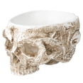 thumbnail image 2 of Soporte para flores, innovador cráneo de resina con forma de calavera, macetero con forma de cráneo, impulsado por el rendimiento, 2 of 8