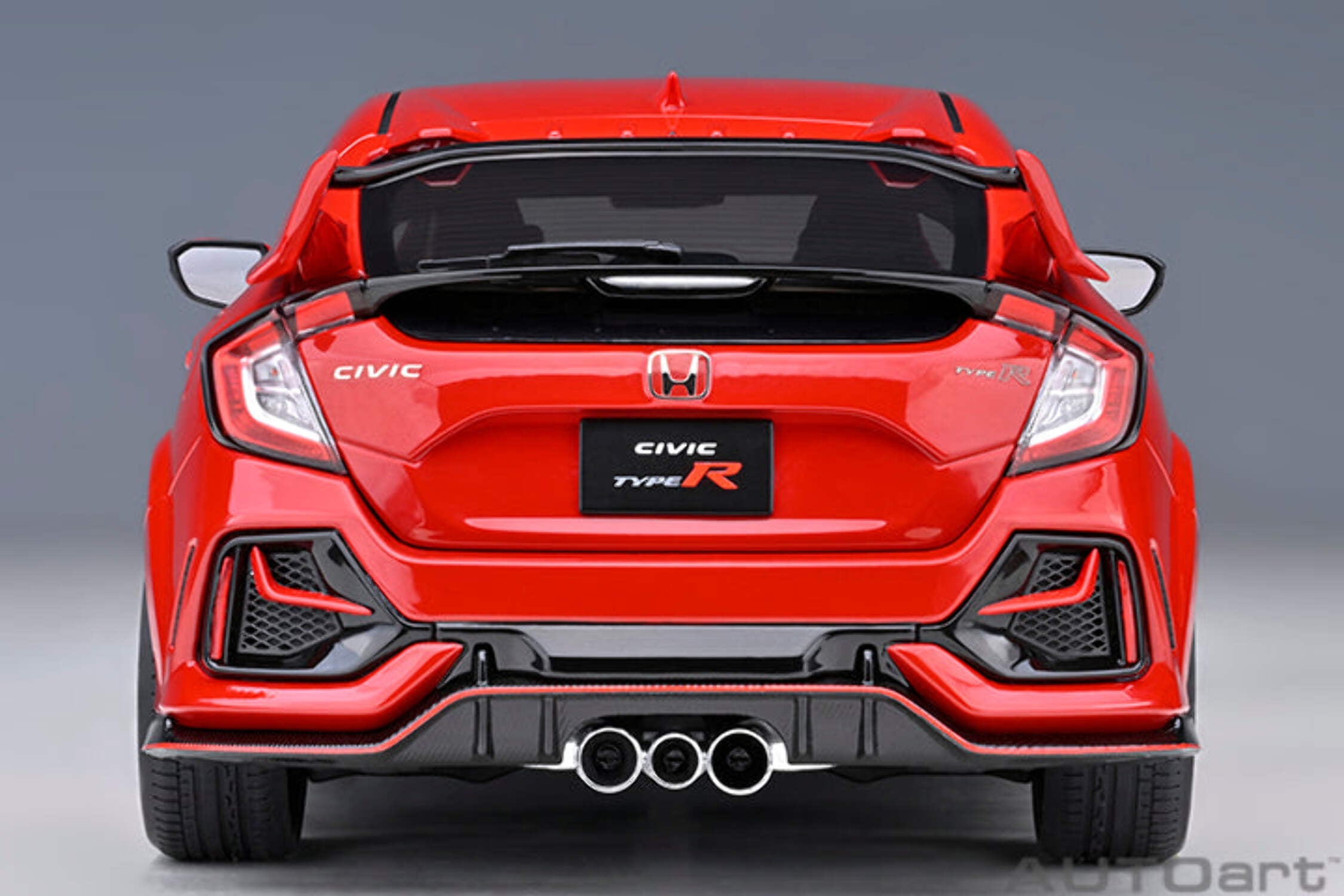 ミニカー AUTOart Honda CIVIC TYPE R FK8 Flame Red 1/18 AUTOart 2021 Honda Civic Type R (FK8) (Flame Red) Car