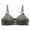 Dark Gray, variant on Viikei Bras for Women Sports Bras Wirefree Solid Color Comfortable Hollow Out Lingerie