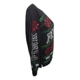 thumbnail image 4 of Victoria's Secret Pink Bling Campus Tee Holiday Black Fair Isle XSmall Nwt, 4 of 5