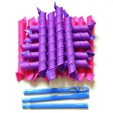 KABOER 2020 New Magic Hair Curlers No Heat DIY Hair Roller Curling Rods Set Spiral Curls Styling Kit for Men/Women All Kinds