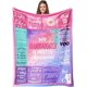 thumbnail image 1 of LHSHID Bonus Daughter Gifts Blanket Gift for Bonus Daughter Stepdaughter Gifts from Stepmom Bonus Daughter Gifts from Stepmom Bonus Daughter Birthday Gifts for Stepdaughter Throw Blanket 60x80in, 1 of 6