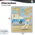 thumbnail image 4 of Stupell Industries Coastal Santa Monica Road Trip White Framed Giclee Art, 24 x 30, by Hillary Holt, 4 of 8