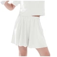 thumbnail image 4 of MGDXOX Girls Quick Dry Flowy Skort Shorts Elastic Waist Lightweight Breathable Loose Skort for Sports Running Beach Trips and Summer Daily Wear White 5 Years, 4 of 5