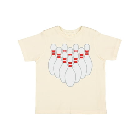 

Inktastic Ten Pins for Bowling Gift Toddler Boy or Toddler Girl T-Shirt