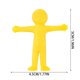 thumbnail image 3 of Juguete antiestrés con personaje amarillo escalable Mini juguete amarillo estirable (paquete mixto con varios colores), 3 of 5