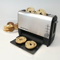 thumbnail image 2 of West Bend QuikServe Compact 2-Slice Toaster with Extra Wide Slots and Cool Touch Exterior, in Stainless Steel (77222), 2 of 7